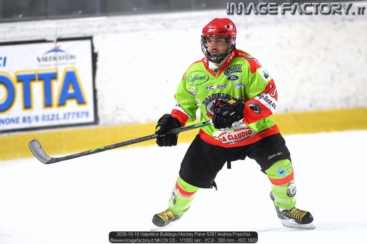 2020-10-10 Valpellice Bulldogs-Hockey Pieve 5267 Andrea Fraschia